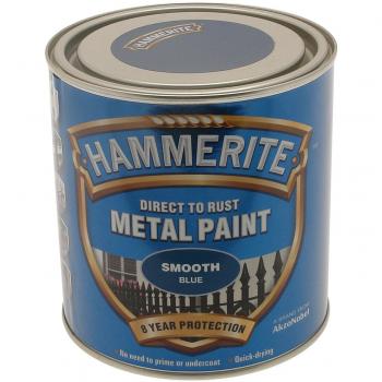 HAMMERITE SMOOTH HAMMERED DIRECT TO RUST METAL PAINT