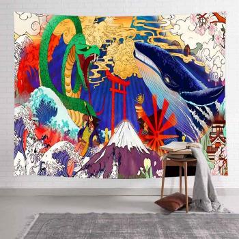 Simsant Japanese Wall Tapestry for Living Room