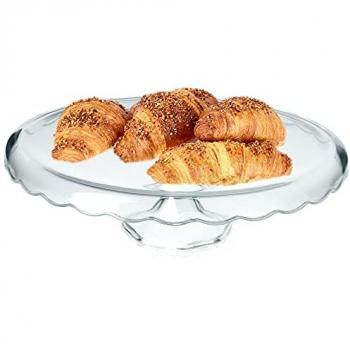 Trincheras de presentación para tartas de cristal 32 cm y fruta