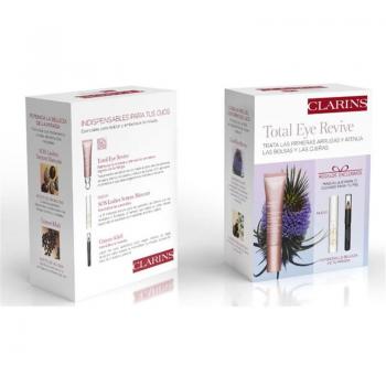 Clarins Augenerfrischungs-Combo: Total Eyes Revive 15 ml + SOS‑Serum Mini & Khol Mini