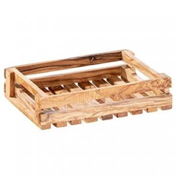 Olivenholz Tablett Caddy