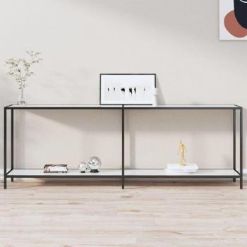 Tavolo Consolle 220x35x75,5 cm in Bianco – Edizione Limited