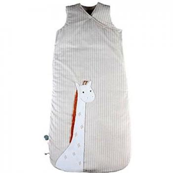 Gigoteuse 90-110 cm Tiga en veloudoux, beige