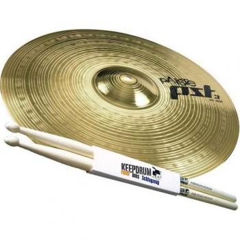 Paiste PST3 20 Zoll Ride‑Set – mit Drumspeicher-Stick