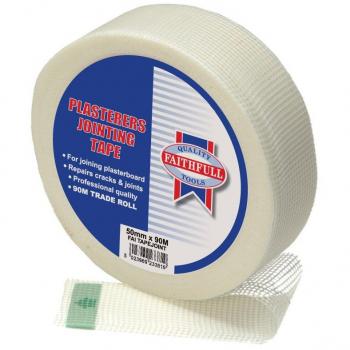 Faithfull FAITAPEJOINT Plasterers Joint Tape 50mm x 90 Meters