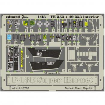 Maquette de chasse F-18E Super Hornet 1/48
