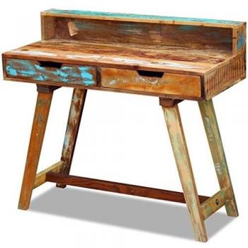 VidaXL Desk 100x45x90 cm Solid Rough Mango Wood