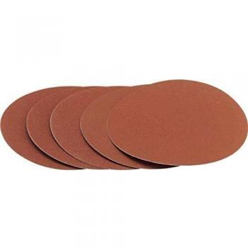 Aluminium Oxide Hook & Eye Backing (200 mm) – 120 Grit, Set of 5