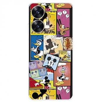 Funda Flexible de Disney Mickey Comic para Realme C55