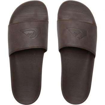 Quiksilver Rivi Nubuck Sli Flip Flops Brown for Men UK 9