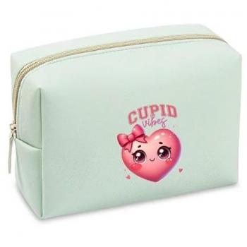 CozyGreen Trousse de Toilette à Motif Coeur
