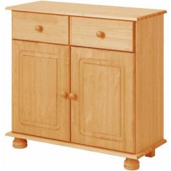 HOME AFFAIRE Kommode Mette, gefräste Füße, 77 cm hoch