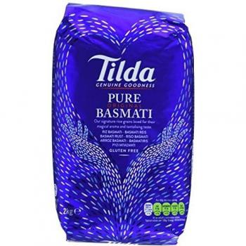 Tilda Reiner Original Basmati Reis, 2er Pack (2 x 2 kg)