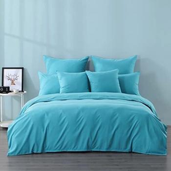 Aisbo Super King Duvet Covers Set Teal