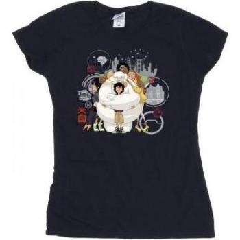 T-shirt femme Disney Big Hero 6 avec Baymax