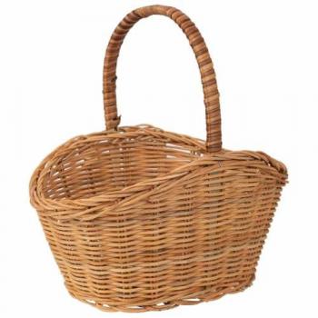 Bolsa Ovalada de Médula en Color Marrón