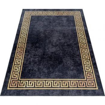 Teppich FIESTA 4305, rechteckig, 6 mm Höhe, schwarz