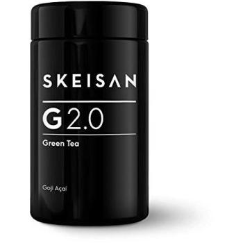 Skeisan 70 g Teeglas mit Goji & Açaí – Green Tea Edition