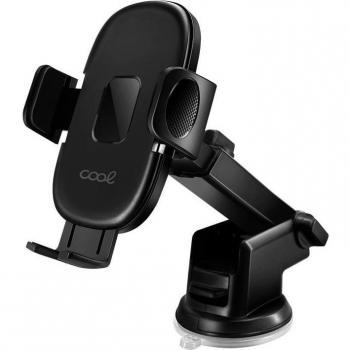 Zuignap Universele Autohouder (Zwart) – COOL – Voor Smartphones