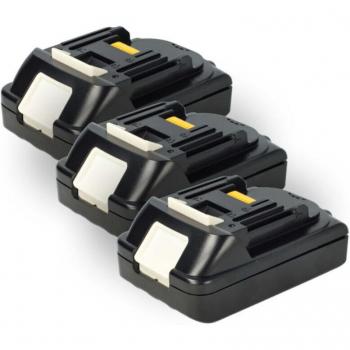 Makita 18V Lithium‑Ion 2500 mAh Battery Trio for Makita Power Tools