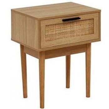 Table de Chevet Cannage Naturel