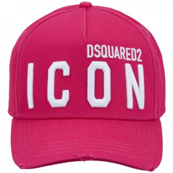 Dsquared2 Unisex Pink Baseball Cap with Buckle Closure – XS