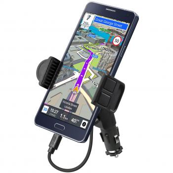 SBS TESUPPUNICHARG Soporte Activo Negro para Teléfono Móvil