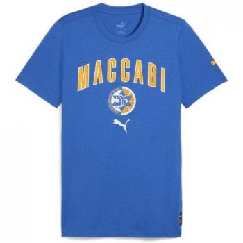 PUMA Herren Trainingsshirt Maccabi in Blau