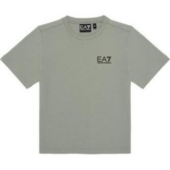 Camiseta de Algodón EA7 para Niño Verde
