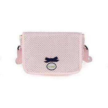Bolsa Canastilla La Nina Charlotte con Accesorios, Color Rosa