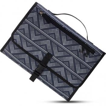 Baby Changing Pad with Head Support Waterproof Travel Diaper Bag