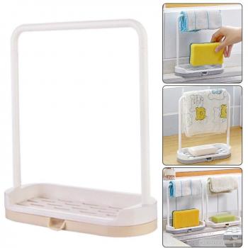 Bathroom Dish Cloth Drain Organizer