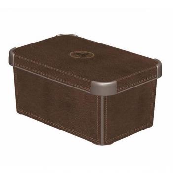 Boîte décorative Curver Leather 39,5 x 29,5 x 25 cm