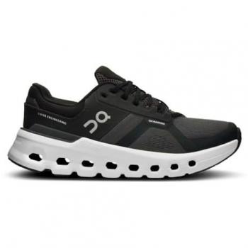 On Damen Cloudrunner 2 Wide Laufschuhe Größe 42,5 Farbe schwarz/grau