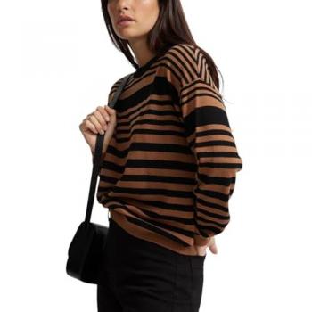 Chaqueta de Punto Rayado Mujer Silbon