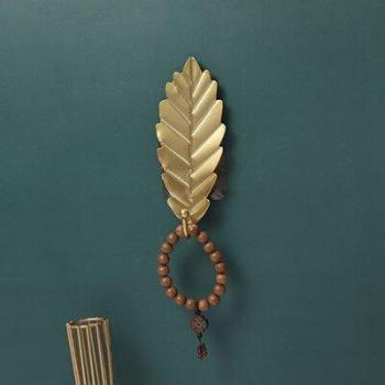 Nordic Style Leaf Hook for Coats and Keys