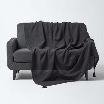 Homescapes 100% Baumwolle Tagesdecke