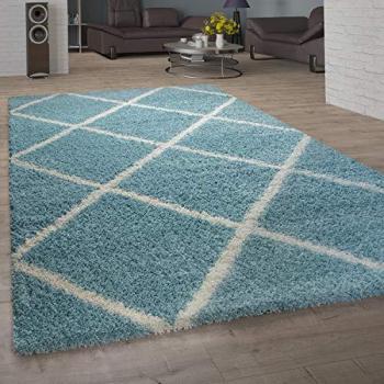 Tappeto Turchese Scandi‑Style Ø200