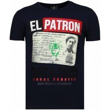 Local Fanatic T-Shirt El Patron Narcos Glamour Strass