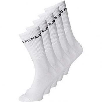 Jack & Jones White Tennis Socks (5-Pack)