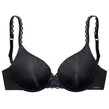 S.Oliver Schalen‑BH “Camille” – Damen, 90C, schwarz, Microtouch