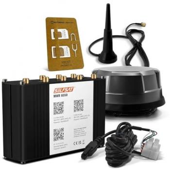 Selfsat MWR 6550 5G WiFi 6 Router mit Panoramaantenne für Camper & Caravan