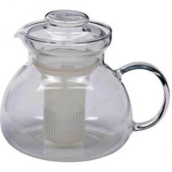 Teekanne Marta 1,5 L mit Filter aus Borosilikatglas transparent 12 Stück unsortiert
