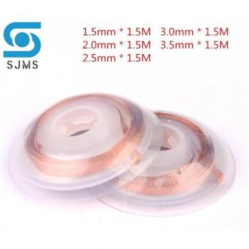 2PCS PCB Solder Wick 1.5mm-3.5mm Width, 1.5M Length