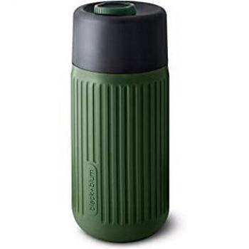 Black+blum 340 ml Glas To-Go Becher in Olive