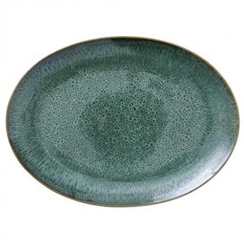 Bitz Servierplatte 45x34 cm oval Steinzeug