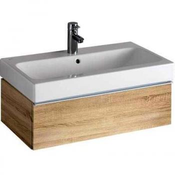 Lavabo Mobile iCon Geberit con Cassetto – 74 cm Larghezza, 24 cm Altezza