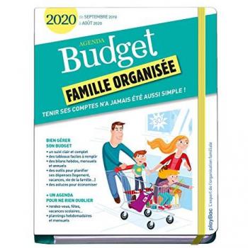 Agenda Budget famille organisée : De septembre 2019 à août 2020