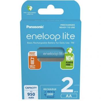 Panasonic eneloop lite HR06 Mignon (AA)-Akku NiMH 1000 mAh 1.2 V 2 St