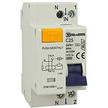Interruttore Differenziale 32A C25 1P+N
